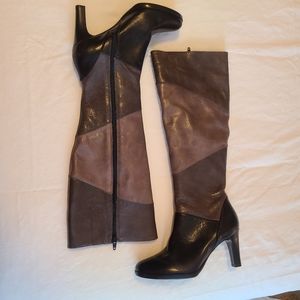 Naturalizer multi color high heel boots